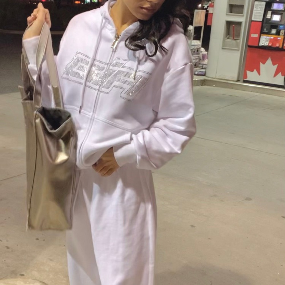 IAM GIA WHITE KASEN TRACK PANTS